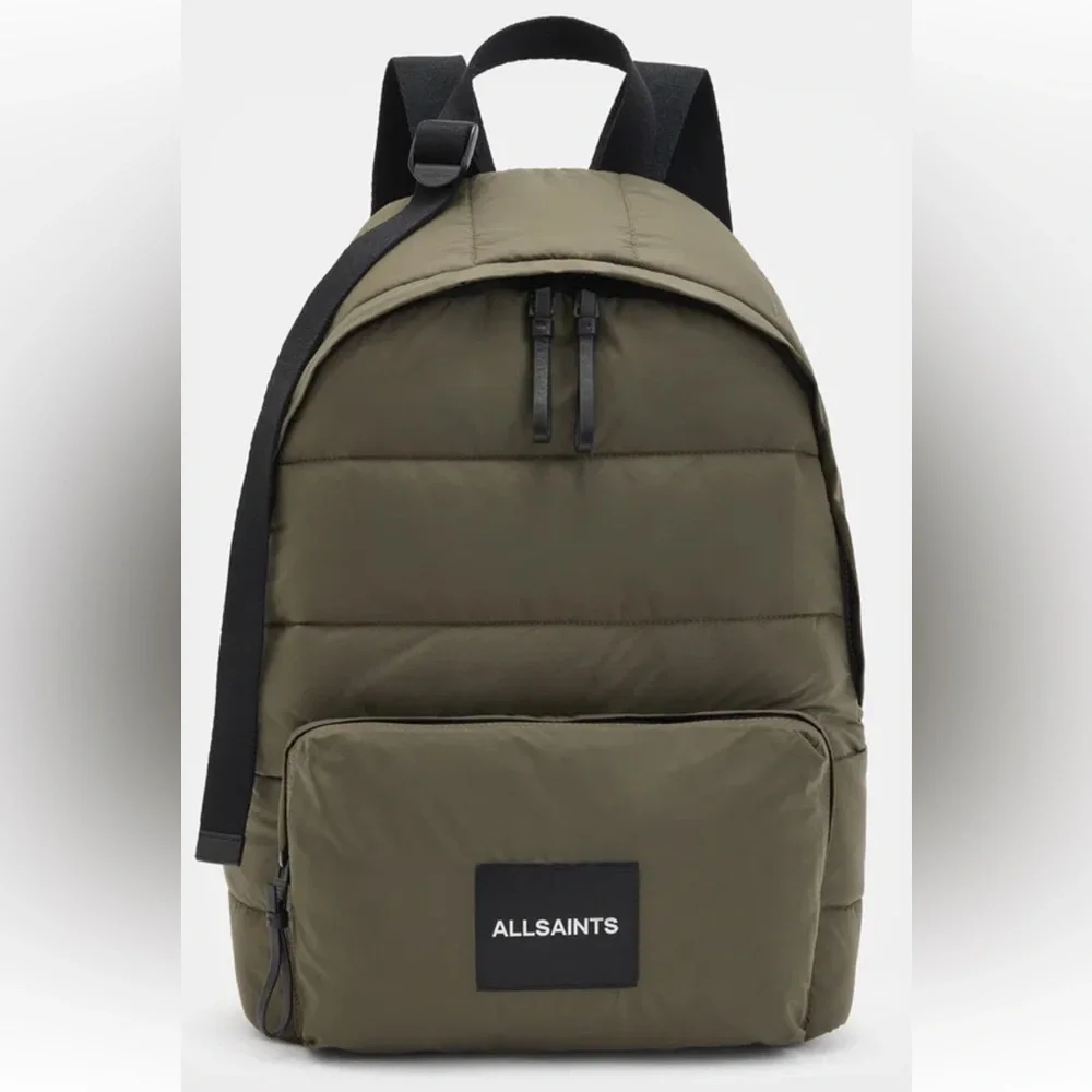 NEW All Saints Zone Quilted Backpack Unisex NWT